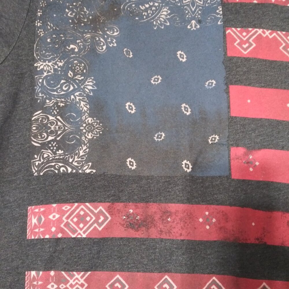 American Eagle American flag USA bandana gray July 4 - Picture 4 of 8